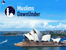 Tablet Screenshot of muslimsdownunder.com
